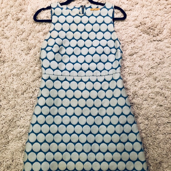 💙 Alice + Olivia Polkadot Cocktail Dress - Picture 3 of 8